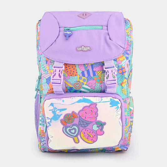 ORIGINAL PURPLE SWEETS FOLDOVER BACKPACK SPARKLES