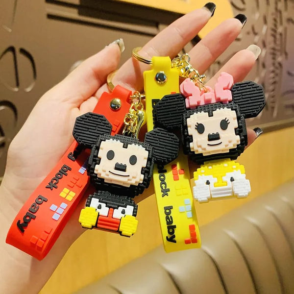 BUILDING BLOCK CHARACTER KEYCHAIN
