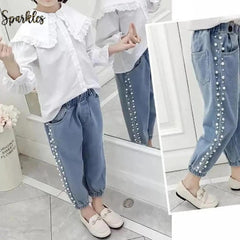 4-12Y TEENAGE DENIM PANTS