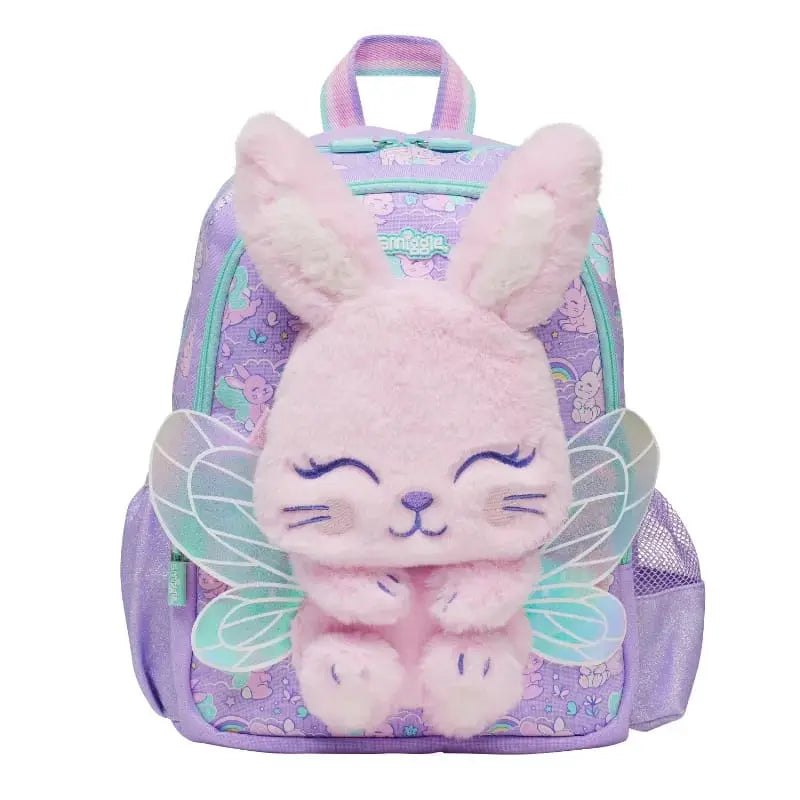 SMIGGLE PLUSH BUNNY BACKPACK SPARKLES