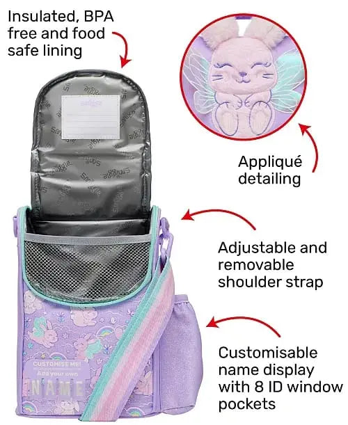 BLAST OFF AUNTHENTIC BUNNY LUNCH BAG SPARKLES