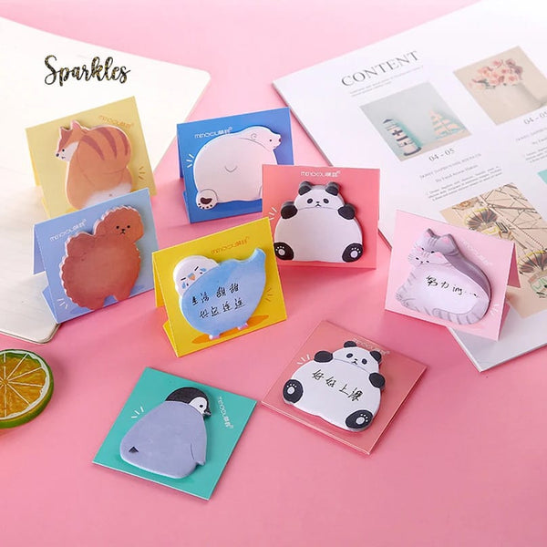 QUIRKY ANIMAL STICKY NOTES