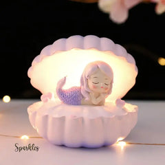 FANTASY MERMAID SHELL LAMP
