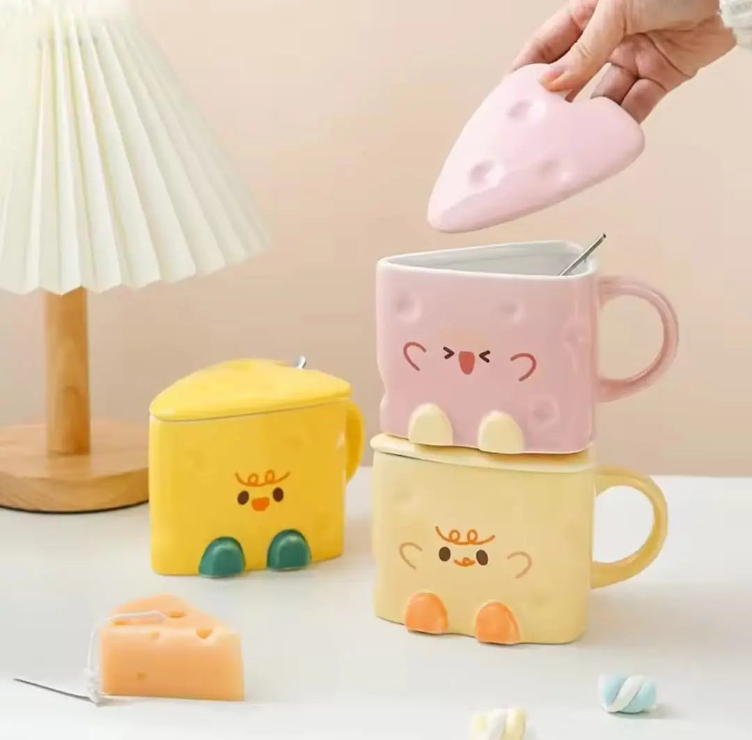 KAWAII CHEESE MUG SPARKLES