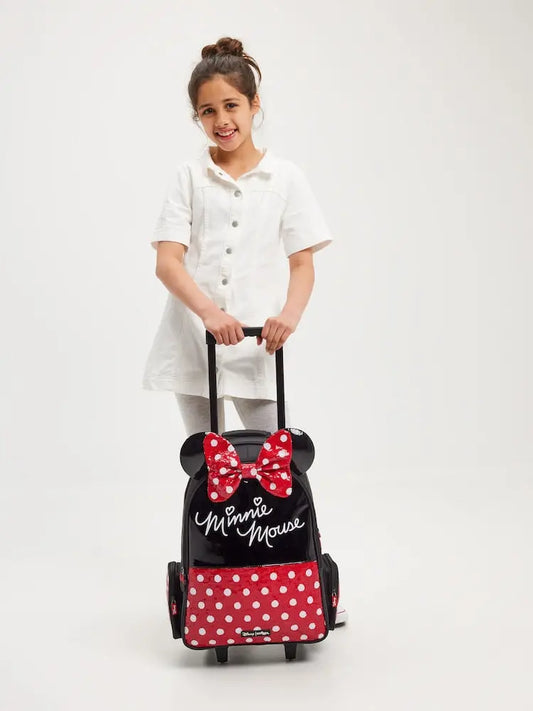 SMIGGLE MINNIE TROLLEY BAG SPARKLES