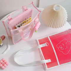 PRETTY MESH TOTE BAG