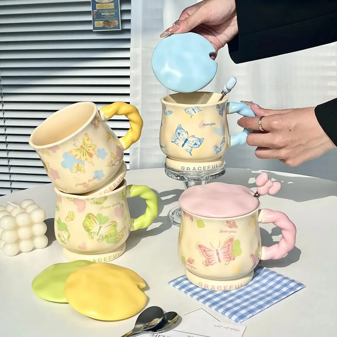 GRACEFUL BUTTERFLY MUG SPARKLES
