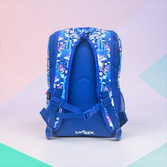 BLUE UNICORN FLAP OVER BACKPACK