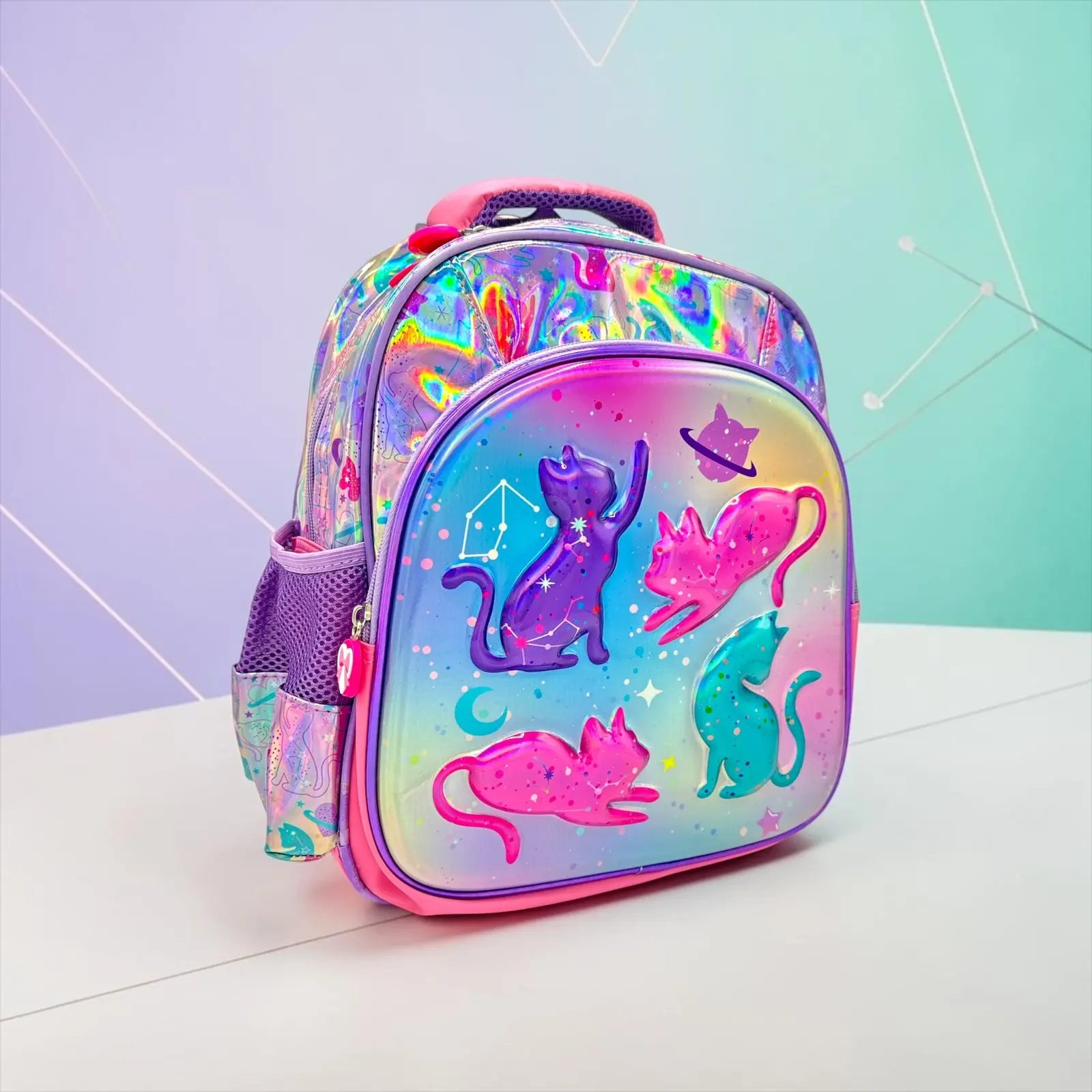 SHIMMERY KITTY BACKPACK - Sparkles