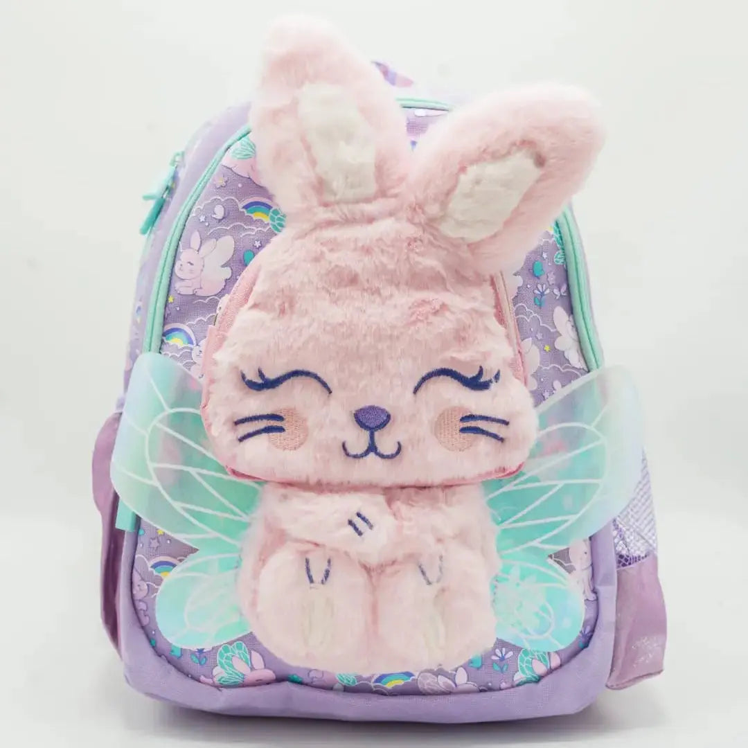 PLUSH BUNNY BACKPACK SPARKLES