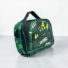 GREEN DINOSAUR INSULATED LUNCH BAG