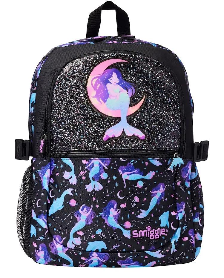 SMIGGLE BLACK LIMITLESS CLASSIC BACKPACK SPARKLES