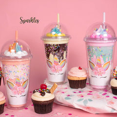 UNICORN FROSTED SIPPER