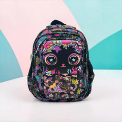 BLACK KITTY BACKPACK SPARKLES