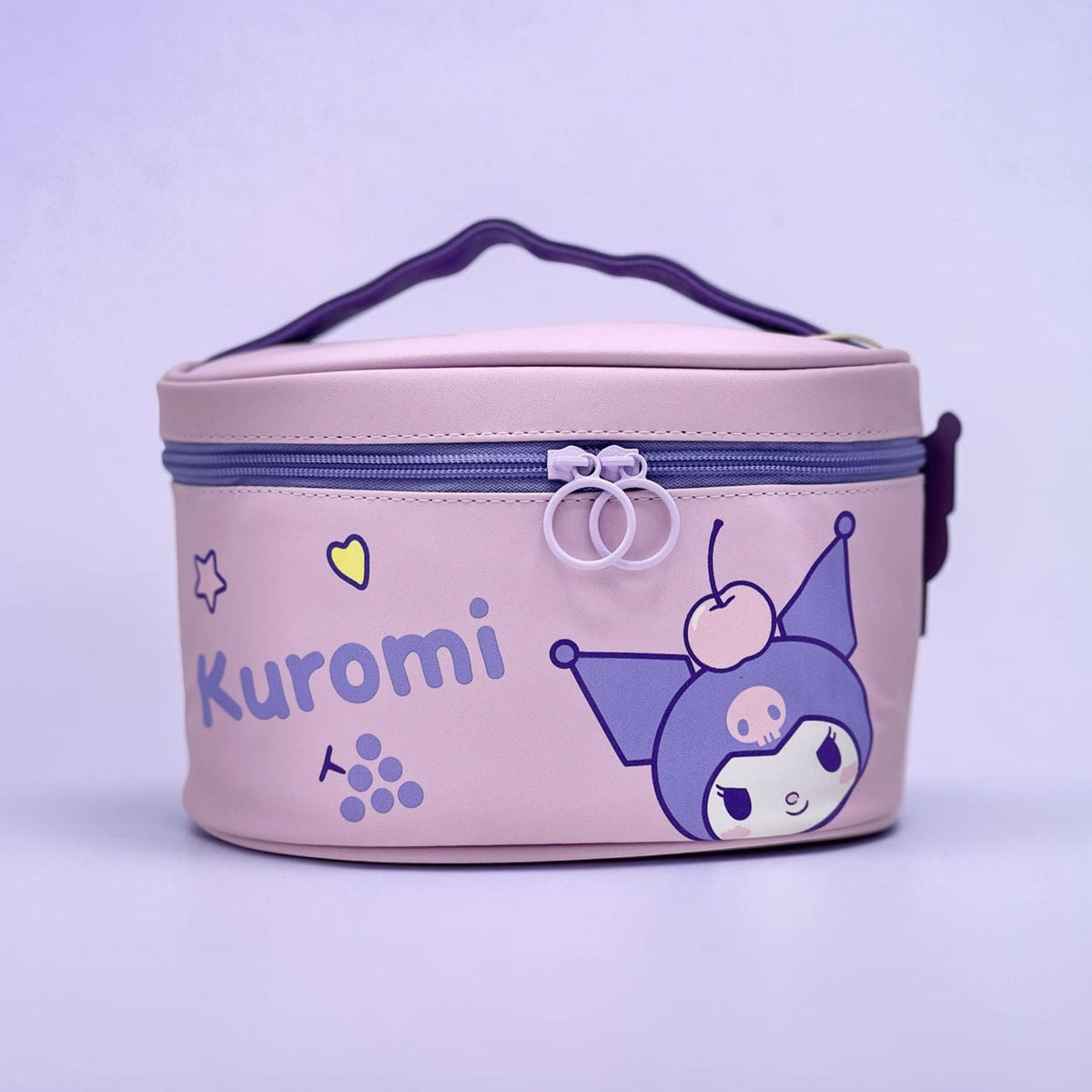 KUROMI GRAPES COSMETIC & TRAVEL VANITY POUCH