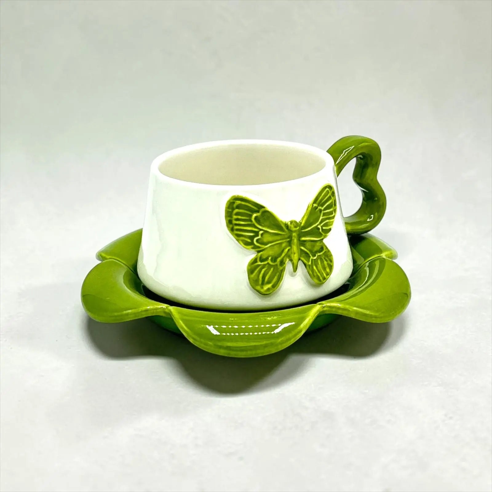 BUTTERFLY CUP SAUCER SET - Sparkles