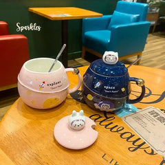 CUTE SPACE THEMED MUG
