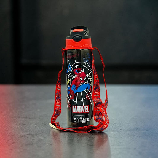 SPIDERMAN WATER BOTTLE WITH STRAP