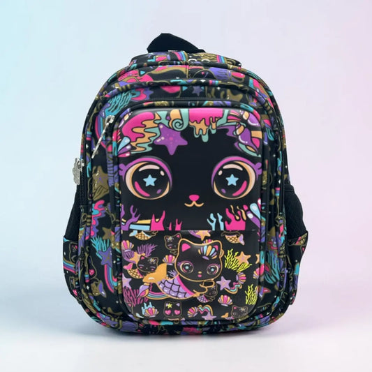 BLACK KITTY BACKPACK SPARKLES