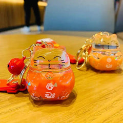 JAPANESE CAT KEYCHAIN