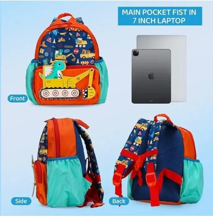 VEST DINO TRACTOR BACKPACK SPARKLES