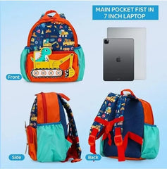 VEST DINO TRACTOR BACKPACK SPARKLES