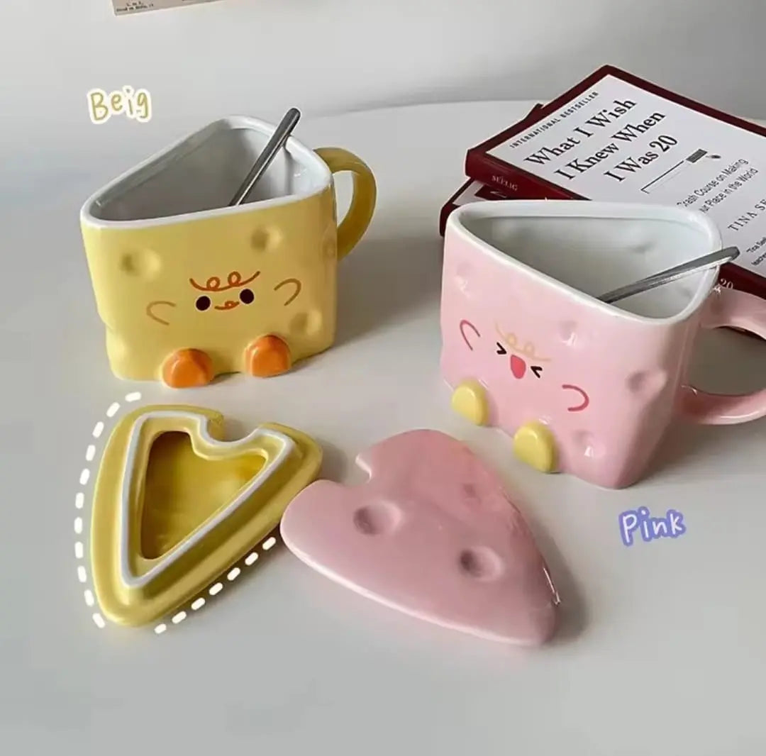 KAWAII CHEESE MUG SPARKLES
