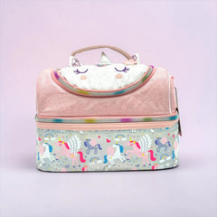 FOREVER GLITTER DUAL COMPARTMENT LUNCH BAG