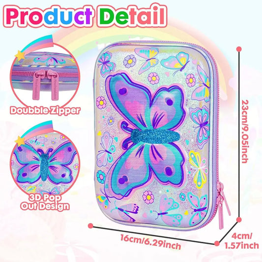 VEST BUTTERFLY STATIONERY SET SPARKLES