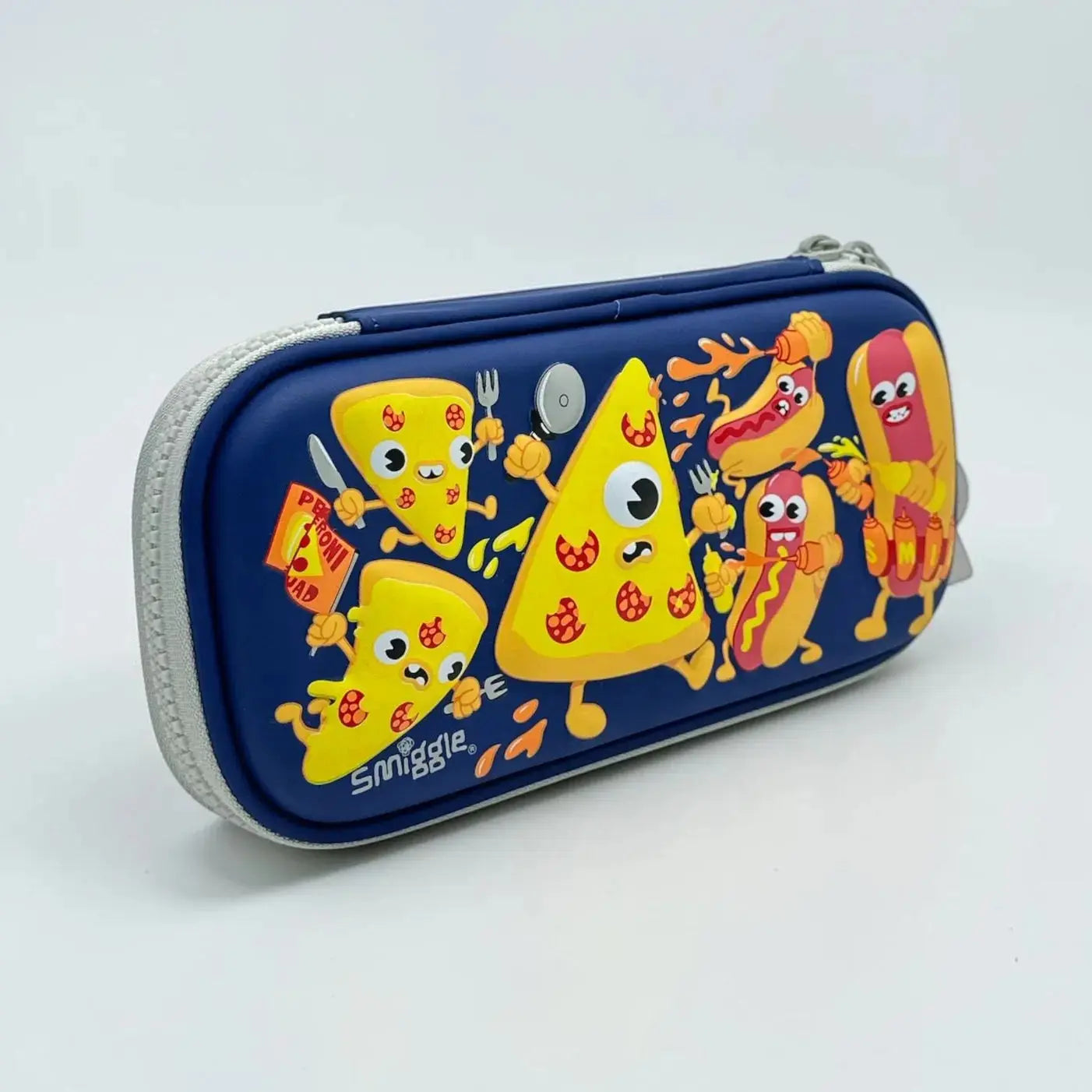 PIZZA LOVERS 3-D EMBOSSED PENCIL CASE Blinky Co