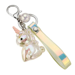 CRYSTAL UNICORN KEYCHAIN