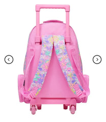 ORIGINAL RADIANT TROLLEY BACKPACK WITH LIGHT UP WHEELS SPARKLES