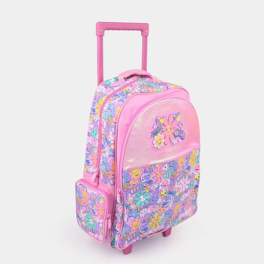 RADIANT TROLLEY BACKPACK WITH LIGHT UP WHEELS - Sparkles