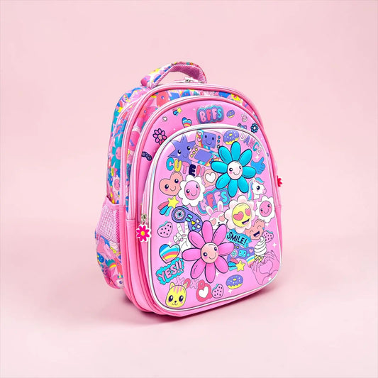 PINK FLORAL BACKPACK - Sparkles