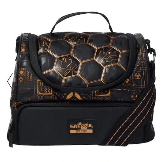 SMIGGLE LIVEWIRE DOUBLE DECKER LUNCH BAG SPARKLES