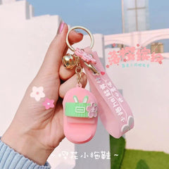 SAKURA SLIPPER KEYCHAIN