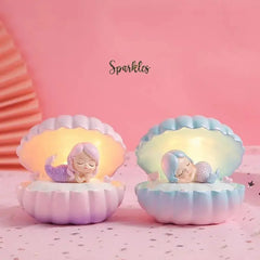 FANTASY MERMAID SHELL LAMP