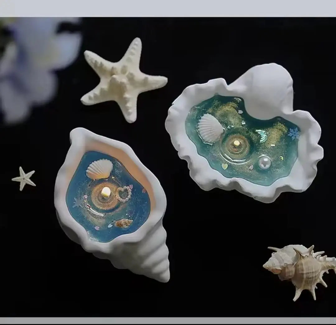 OCEAN THEMED SCENTED CANDLE SPARKLES