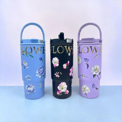 FLORAL INSULATED TUMBLER