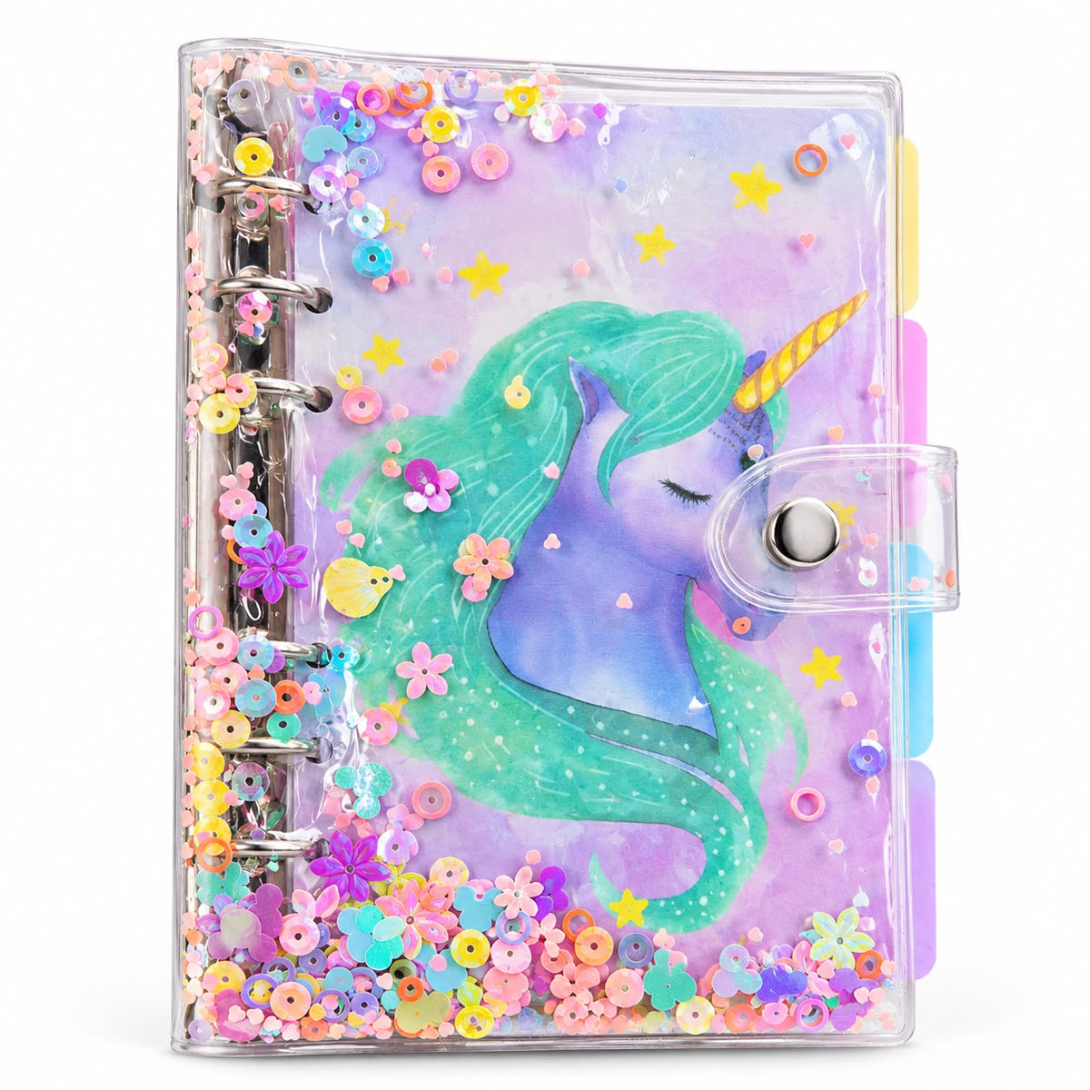 GLITTERY UNICORN NOTEPAD