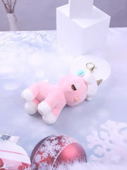 ADORABLE UNICORN PLUSH KEYCHAIN