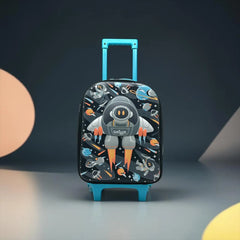 TRAVEL LUGGAGE TROLLEY - SPACE ROCKET
