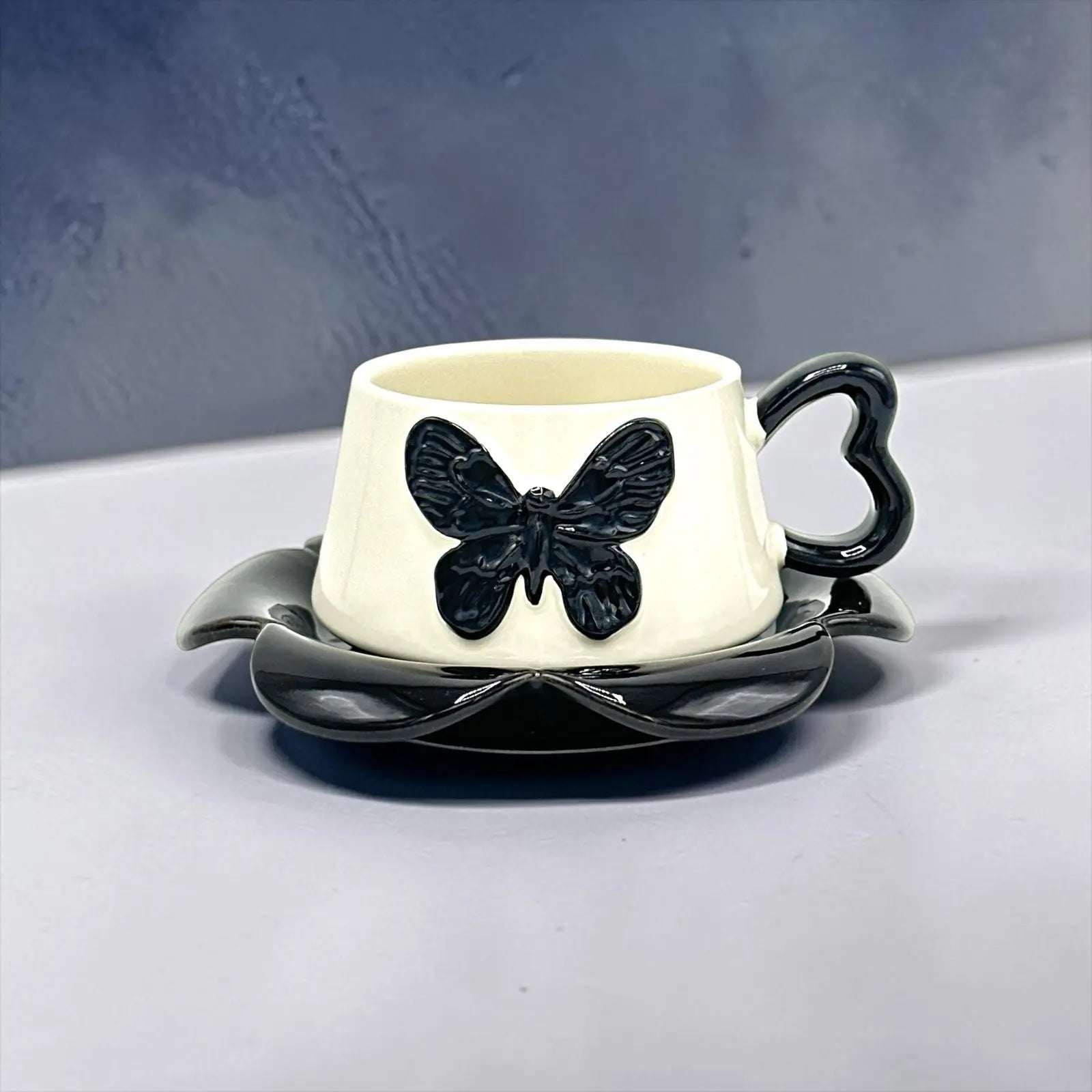 BUTTERFLY CUP SAUCER SET - Sparkles