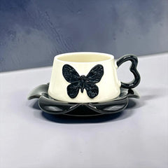BUTTERFLY CUP SAUCER SET - Sparkles