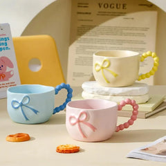 BEAUTIFUL BOW MUG SET SPARKLES