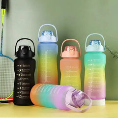 4PCS GRADIENT PORTABLE BOTTLE SET