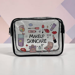 TRENDY TRANSPARENT ACCESSORIES POUCH