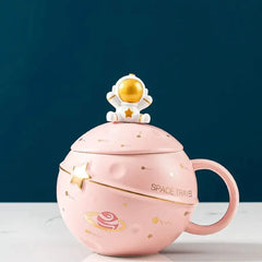 CERAMIC ASTRONAUT MUG SPARKLES