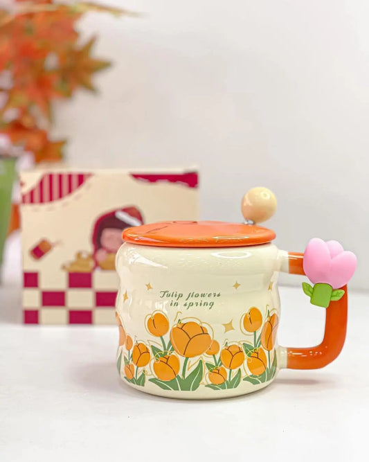 AESTHETIC FLORAL PINTEREST MUG - Sparkles