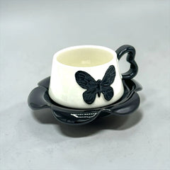 BUTTERFLY CUP SAUCER SET - Sparkles